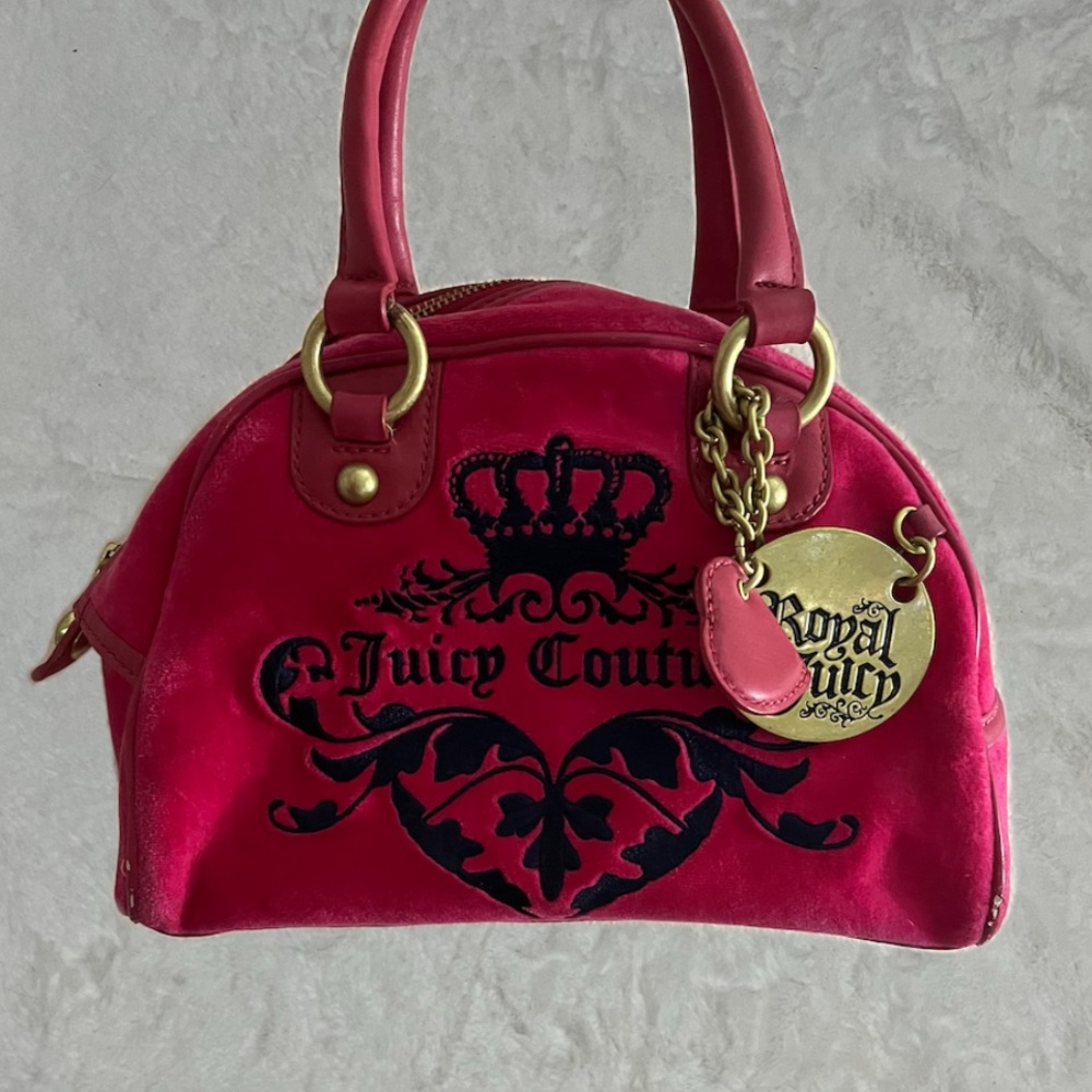 SOLD Juicy Couture Pink Bowler Bag ❤️🔥 - Picture 1 of 4